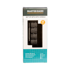 Set of bits with handle 25 items
