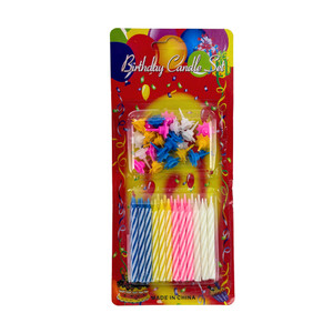Party candle set, 24 pcs
