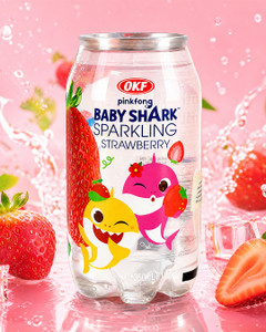 Babyshark Sparkling Strawberry 350ml