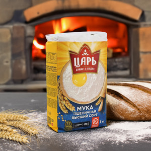 High grade wheat flour, Tsar, 1 kg