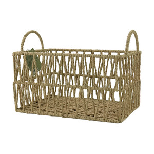 Decorative woven basket