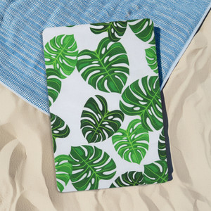 Beach Towel-Green-Leaf