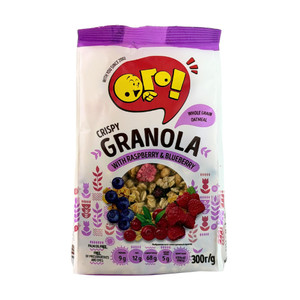 Granola, "Raspberry and Blueberry", Ogo, 300 g