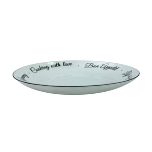 OPAL GLASS PLATE, 21,5 CM