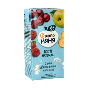 Nectar banana apple cherry raspberry 0,2l