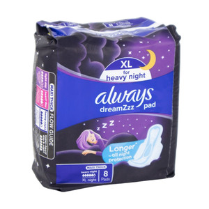 Night pads, Always, 8 pcs.