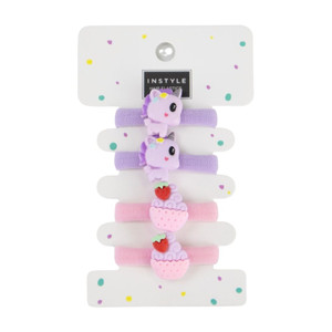 HAIR ELASTICS  4 PCS