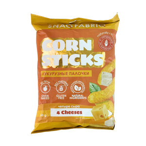 Corn Sticks Four Cheeses 60G