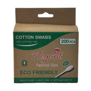 Cotton Buds Elegant Paper Sticks 200Pcs