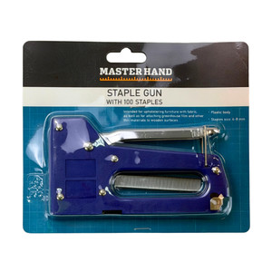 Staple gun with 100 staples