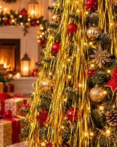 Christmas decoration “Tinsel”, assorted