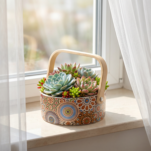 Basket with handle "Morocco", multiple variants