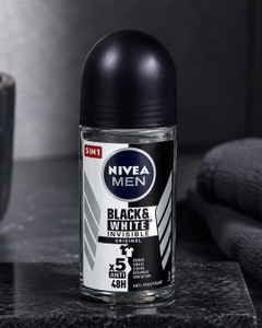Roll-on deodorant "Black & White", Nivea, 50 ml