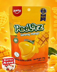 AMOS Peelerz Mango Gummy Candies, 65 g