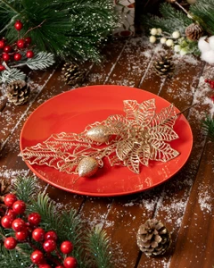 Decorative branch gold/silver, assorted