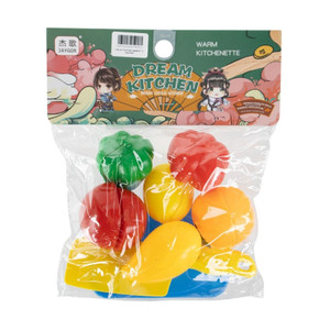 Play set "Fruits and vegetables", 8 items-Green