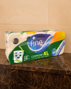 Fine Toilet Tissue 10 Rolls
