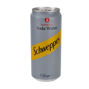 Schweppes Soda Water 330 ml can