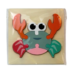 Wooden puzzle. 15x15 cm, assorted