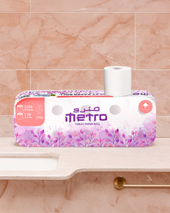 Toilet rolls, Metro, 10 rolls, 120 sheets