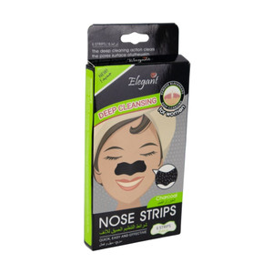 Elegant Nose Strips Charcoal 6pcs