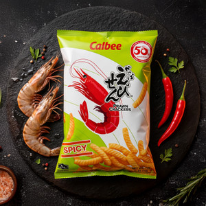 Chips, Calbee, spicy shrimp, 70 g
