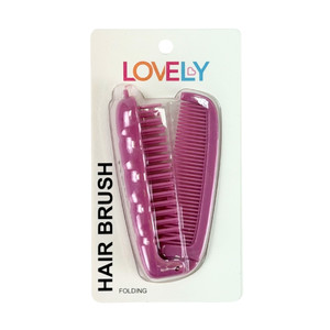 Folding hair brush