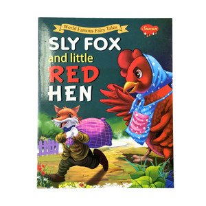 English story book Sly Fox & little red Hen, 12 р