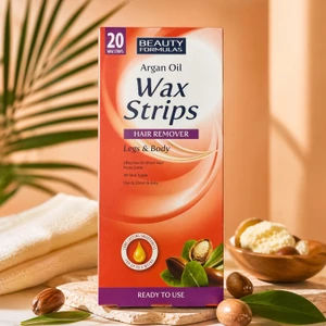 Beauty Formula Wax Strips Argan Oil 20pcs