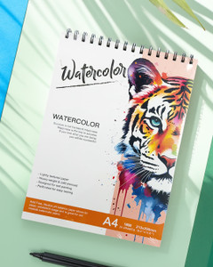 Sketchbook A4, 24 sheets, assorted