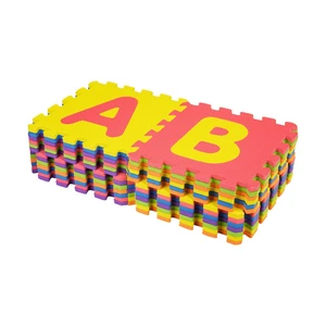 EVA puzzles with letters, 6 items