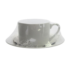 Ceramic cup (220 ml) & saucer set