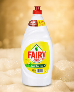 Dish washing liquid, Fairy, lemon, 600 ml