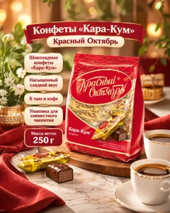 Kara-Kum Red October Cocoa Wafers 250G