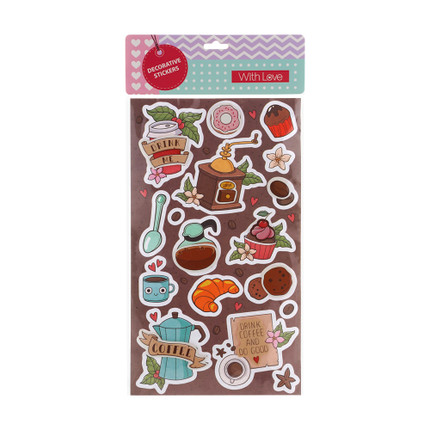 3D stickers set, in assortment