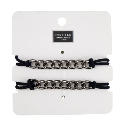 HAIR ELASTICS 2PCS INSTYLE