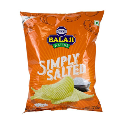 Chips Balaji Wafers Simply Salted 150g