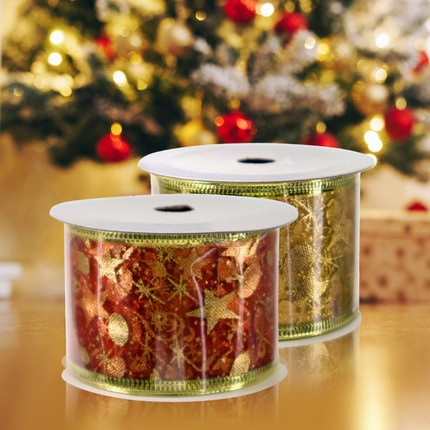 Christmas wrapping ribbon, assorted