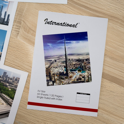 A4 notebook, FIS, lined, 60 sheets