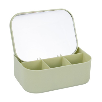 Cosmetics Storage Box with mirror