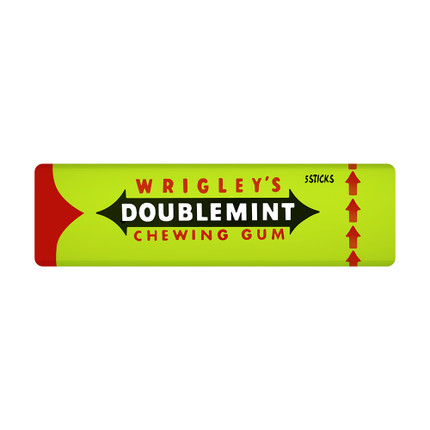 2 of WRIGLEYS Doublemint, 5 sticks, 20x30