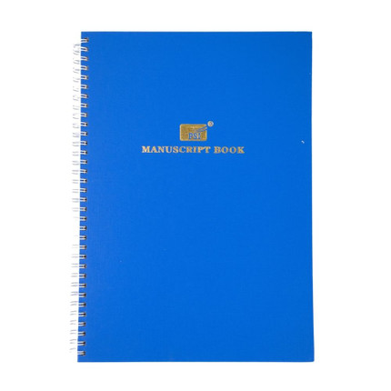 Spiral manuscript book A4 square, 96 sh.