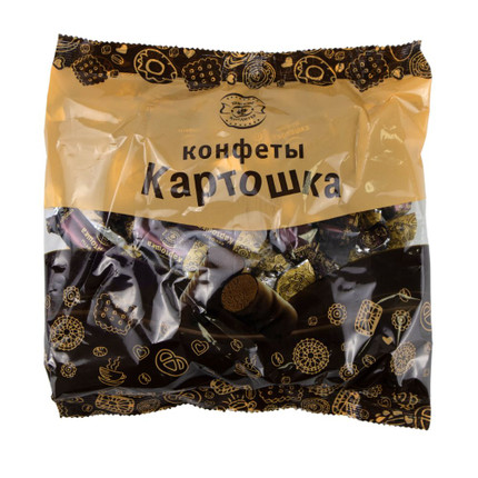 Kartosha glaz cand with praline, 500g