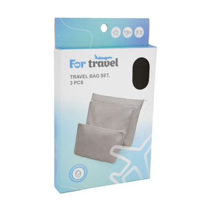 Travel bag set, 3 pcs