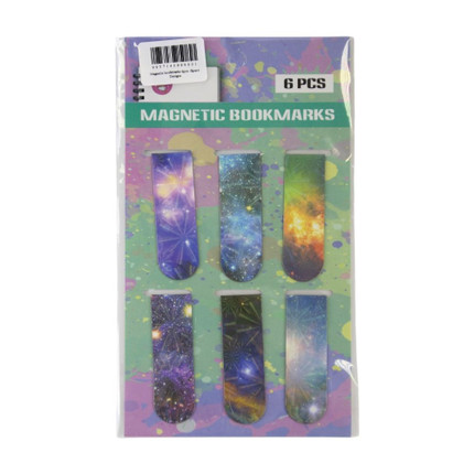 Magnetic bookmarks, 6 pcs