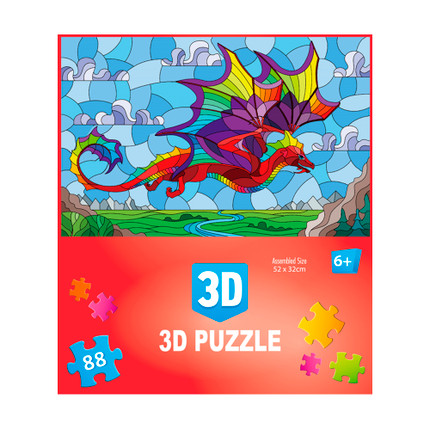 3D Puzzle 52*32cm