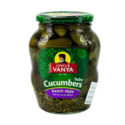 Pickled Gherkins French Style 680G