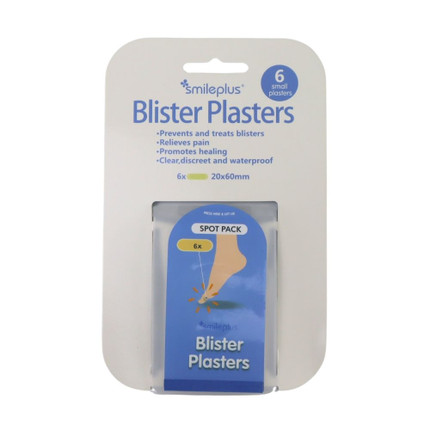 Hydrocolloid plasters, 6 pcs