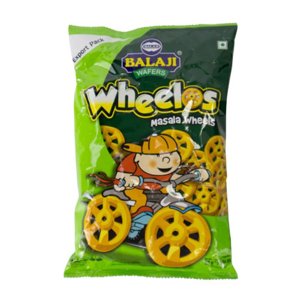 Chips Balaji Wafers Wheelos Masala, 55 g