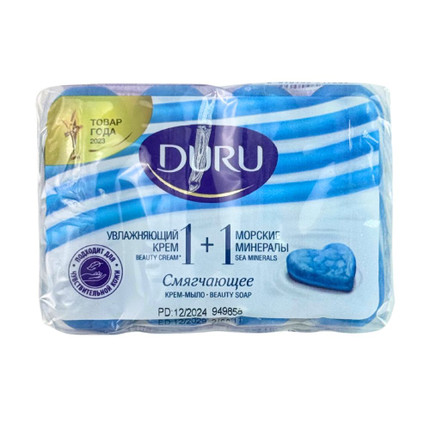 Duru Soap Soft Sens 80g*4 Sea Minerals